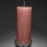 Moccolo candela rustico - D 70x170 Mm / Rosa antico