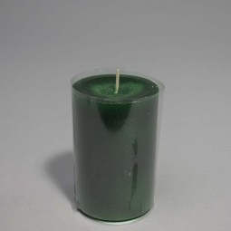 Moccolo candela rustico - 60x90 Mm / Verde