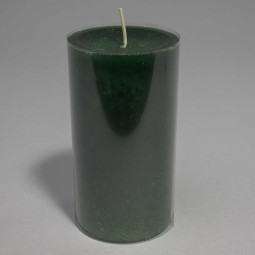 Moccolo candela rustico - 70x130 Mm / Verde