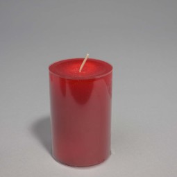 Moccolo candela rustico - 60x90 Mm / Rubino