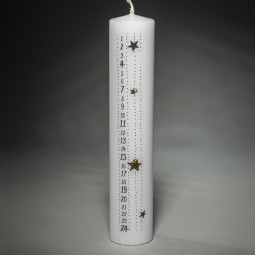 Candela bianca dell'Avvento