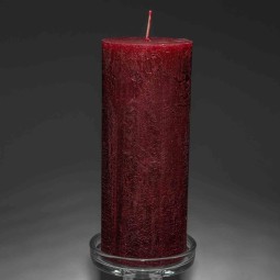 Moccolo candela rustico D 70x170 Mm / Bordeaux