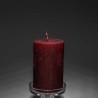 Moccolo candela rustico - D 70x110 Mm / Bordeaux