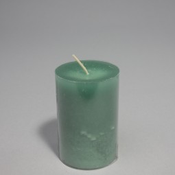 Moccolo candela rustico - 60x90 Mm / Verde smeraldo