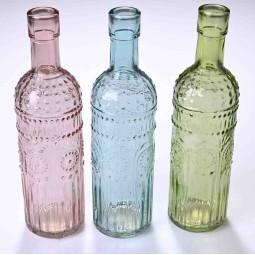 Bottiglia colorata in vetro - Assortita