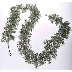 Festone di fior verdi e rosa