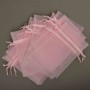 Sacchetti "Organza" 20 Pezzi - 12x,5x17 Cm / Rosa