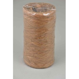 Rocchetta di Raphia sintetica 200 M - Vari colori - Marrone