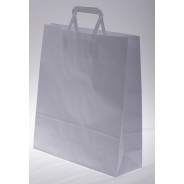 Borsine shopper piattina 25 Pezzi - 32x16x44 Cm / Bianco