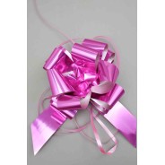 Fiocco da tirare in diverse dimensioni e colori metal - Rosa 50 cm