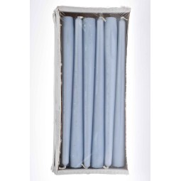 Candele coniche 12 PZ - 23x250 Mm / Celeste