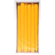 Candele coniche 23 MM vari colori - Confezione 12 pezzi - Limone