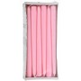 Candele coniche 23 MM vari colori - Confezione 12 pezzi - Rosa