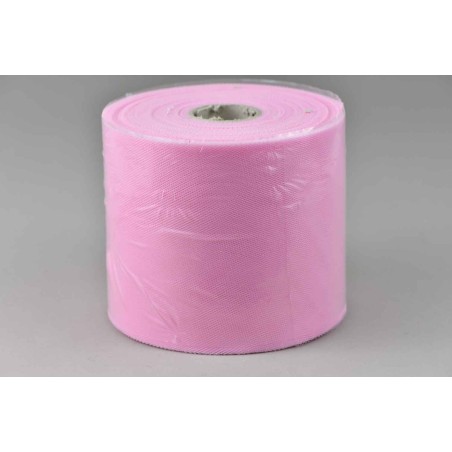 Tulle - 12,5 CM x 100 M - Rosa acceso