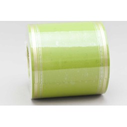 Nastro per funebre 100 mm in carta lunghezza 50 m - Verde Oliva