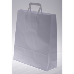 Borsine shopper piattina 25 Pezzi - 26x11x34,5 Cm / Bianco