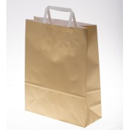 Borsine shopper piattina 25 Pezzi - 36x12x41 Cm / Avana