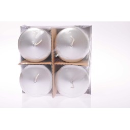 Moccoli candela 4 PZ -  60x150 Mm / Argento