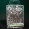 "Diamanti" Pins 100 Pezzi - 10 Mm