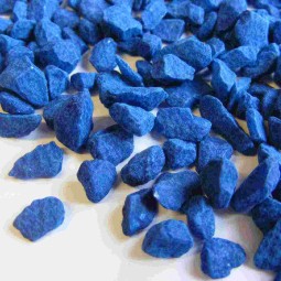 Pietra decorativa in sacchetto da 1 Kg - Blu