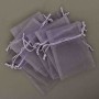 Sacchetti "Organza" 10 Pezzi - 9x12 Cm / Lavanda