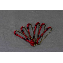 Spille da Balia 6 Pezzi - 9 Cm / Rosso