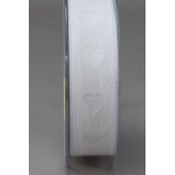 Nastro Goldina a cuori disponibile in25 mmBianco