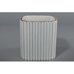 Scatole Wave 6 PZ - 15x15x16 Cm Colore: Bianco