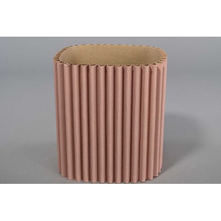 Scatole Wave 6 PZ - 15x15x16 Cm Colore: Cipria