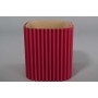 Scatole Wave 6 PZ - 15x15x16 Cm Colore: Fucsia