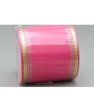 Nastro per funebre 100 mm in carta lunghezza 50 m - Fucsia