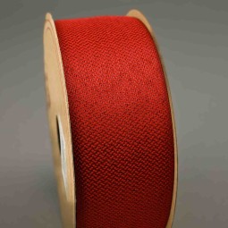 Nastro "Cotone Sandy" - 40 Mm x 10 M / Rosso