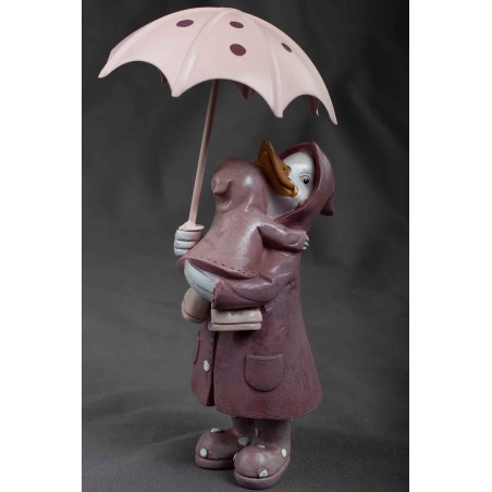 Paperotti in poliresina con ombrello - Vari soggetti - Singolo