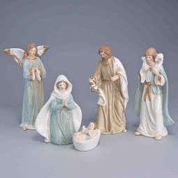 Natività 5 soggetti in Porcellana