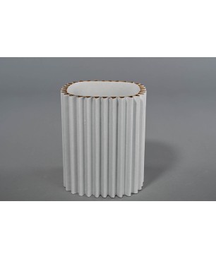 Scatole Wave 6 PZ - 11,5x11,5x14 Cm Colore: Bianco