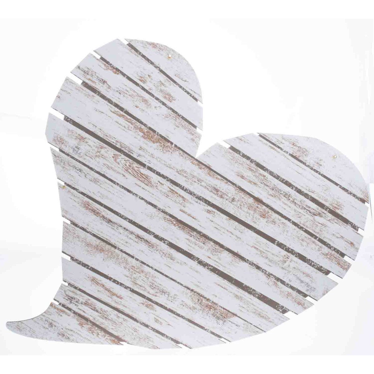 Cuore shabby in MDF - 65x61 Cm