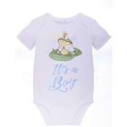 Body celebrativo per nascita in MDF - 2 Colori - Azzurro