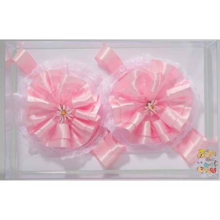 Fiocchi nascita rosa - Set 2 Pezzi