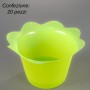 Coprivaso "Smerlato" Verde acido - 10 Cm - 20 Pezzi