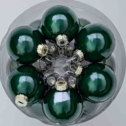 Palline in vetro 36 PZ - 6 Cm / Verde