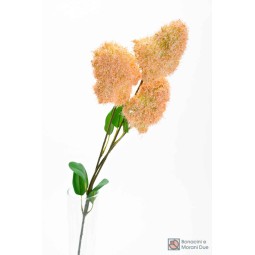 Tralcio di Smoke con tre fiori  - 70 CM in tre colori - Arancione