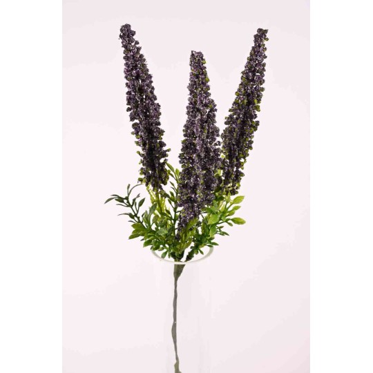 Stelo ramificato di veronica con 3 fiori - 35 cm - in vari colori - Viola