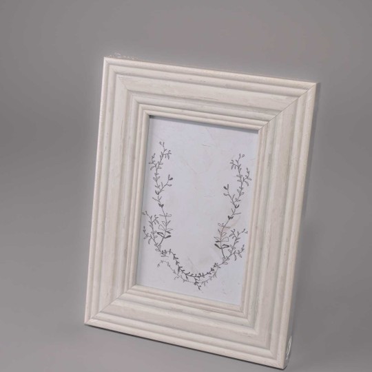 Cornice in legno - 17,5x22 Cm / Bianco