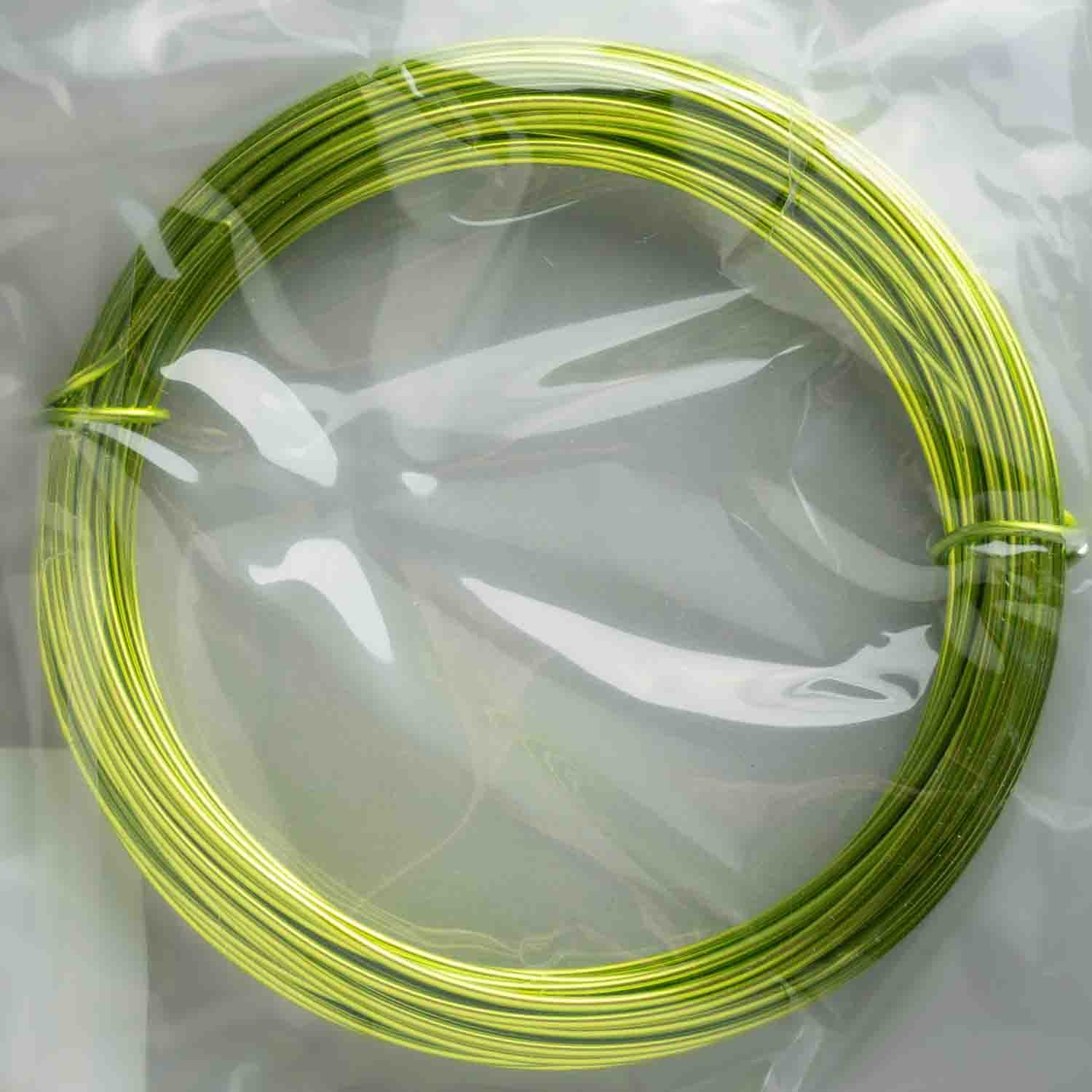 Filo in alluminio 2 Mm x12 M - Verde Lime