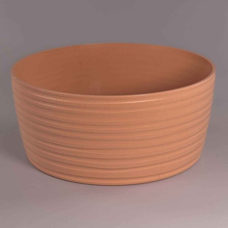 Ciotola in plastica "Saona" - Terracotta / D 26x11 Cm