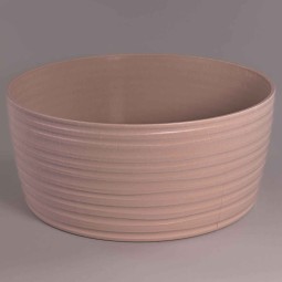 Ciotola in plastica "Saona" - Cipria / D 26x11 Cm