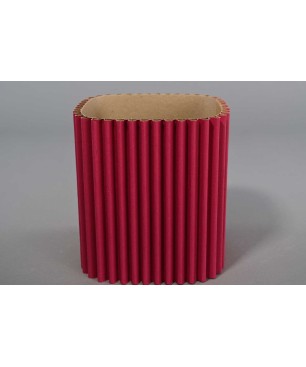 Scatole Wave 6 PZ - 15x15x16 Cm Colore: Fucsia