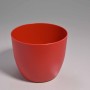 Coprivaso in plastica "Iris" - Rosso/ 15x13 Cm