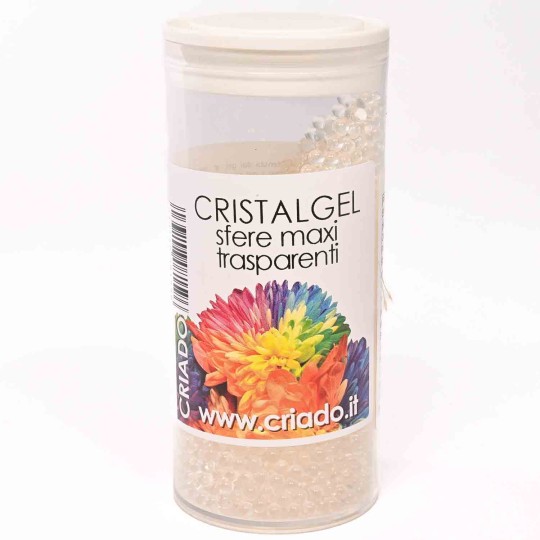 Sfere "Cristal gel" 100 G - Formato maxi / Trasparenti