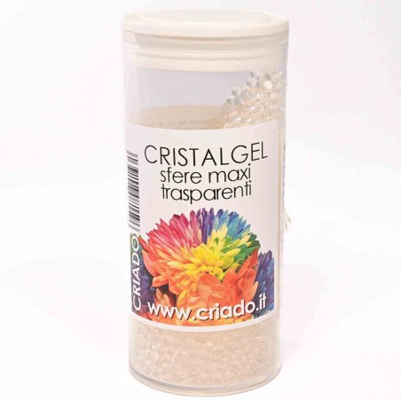 Sfere "Cristal gel" 100 G - Formato maxi / Trasparenti